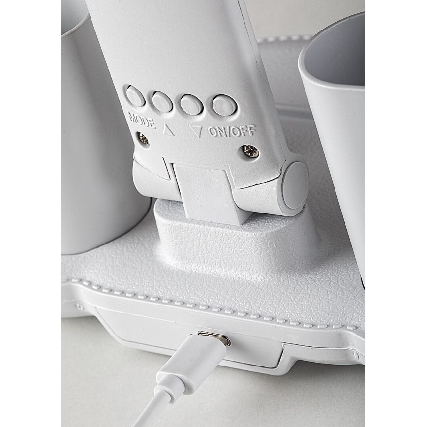 Rabalux - LED dimmelhető asztali lámpa ventilátorral LED/7W/5V 3000/4000/6500K