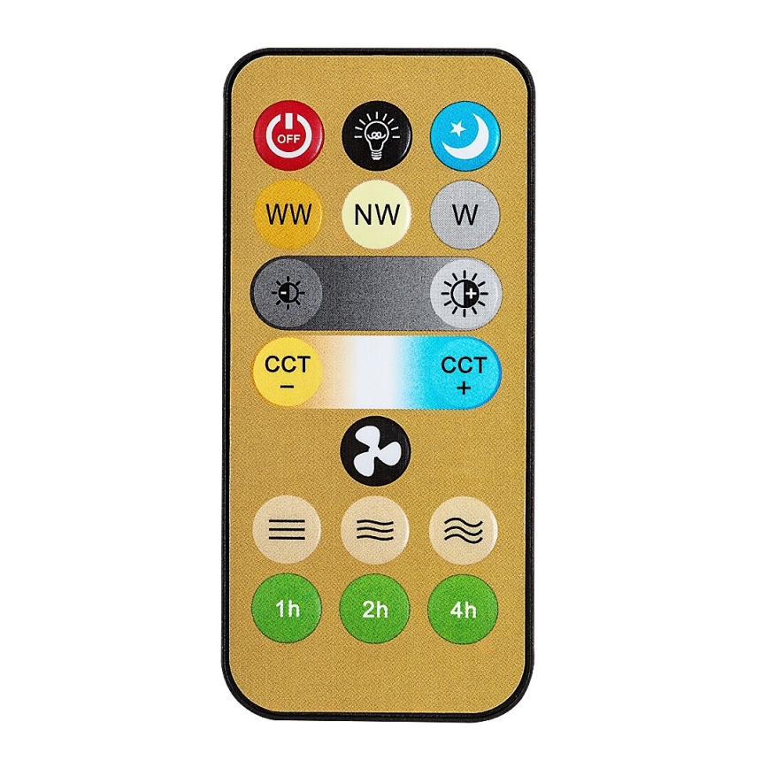 Rabalux - LED Fényerőszabályozható állólámpa ventilátorral 1xE27/16W/230V 3000-6500K + távirányító