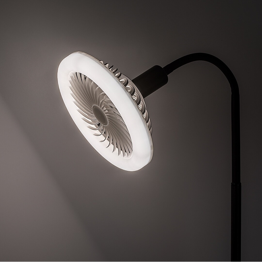 Rabalux - LED dimmelhető állólámpa ventilátorral átm. 30 cm 1xE27/16W/230V 3000-6500K + távirányító