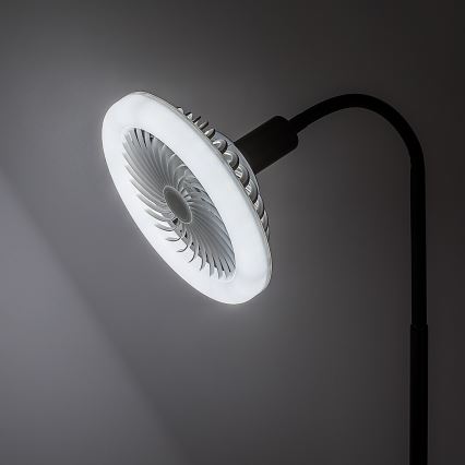 Rabalux - LED dimmelhető állólámpa ventilátorral átm. 30 cm 1xE27/16W/230V 3000-6500K + távirányító