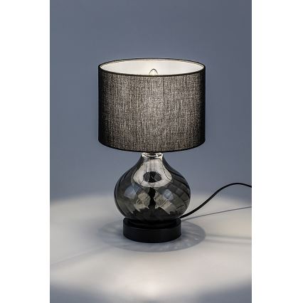 Rabalux - Asztali lámpa 1xE14/25W/230V füstös
