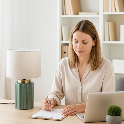 Rabalux - Asztali lámpa 1xE14/40W/230V zöld