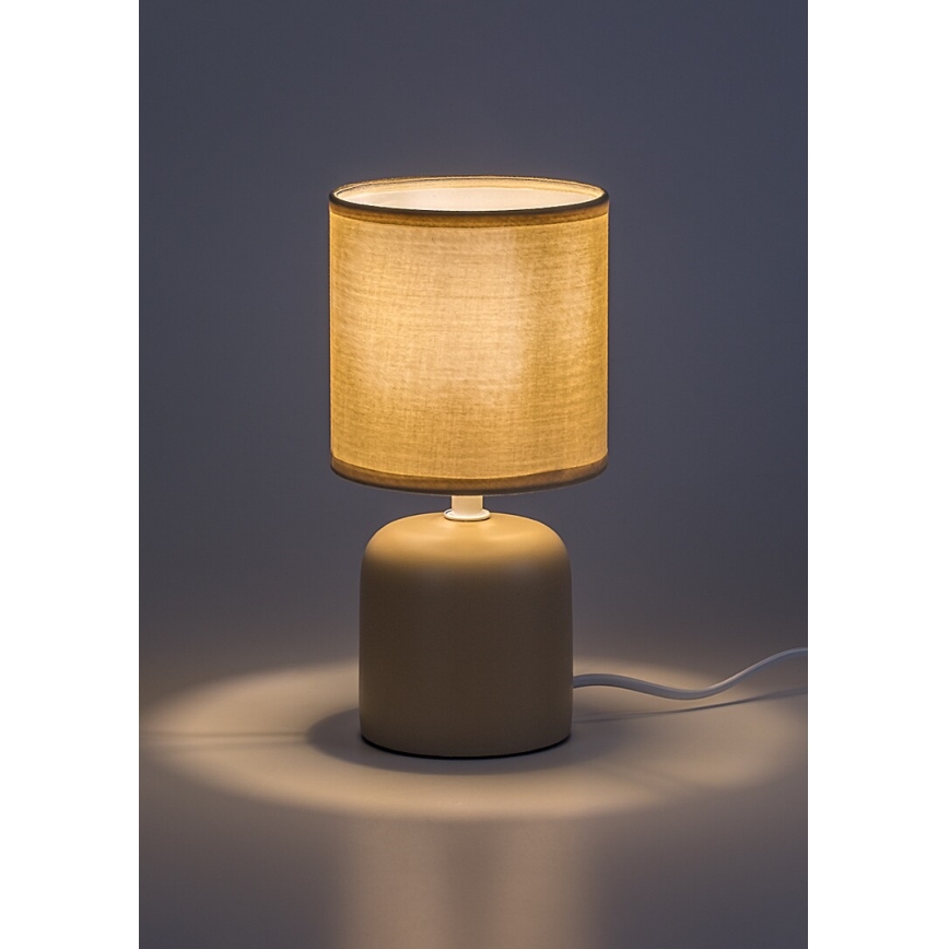 Rabalux - Bézs színű asztali lámpa 1xE14/40W/230V