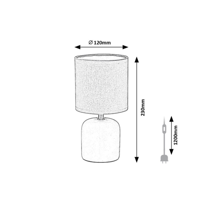 Rabalux - Asztali lámpa 1xE14/40W/230V zöld
