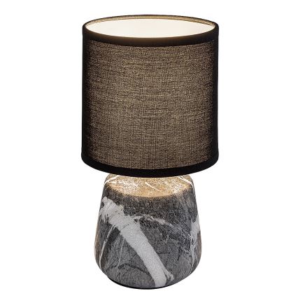 Rabalux - Asztali lámpa 1xE14/40W/230V fekete/márvány dekor