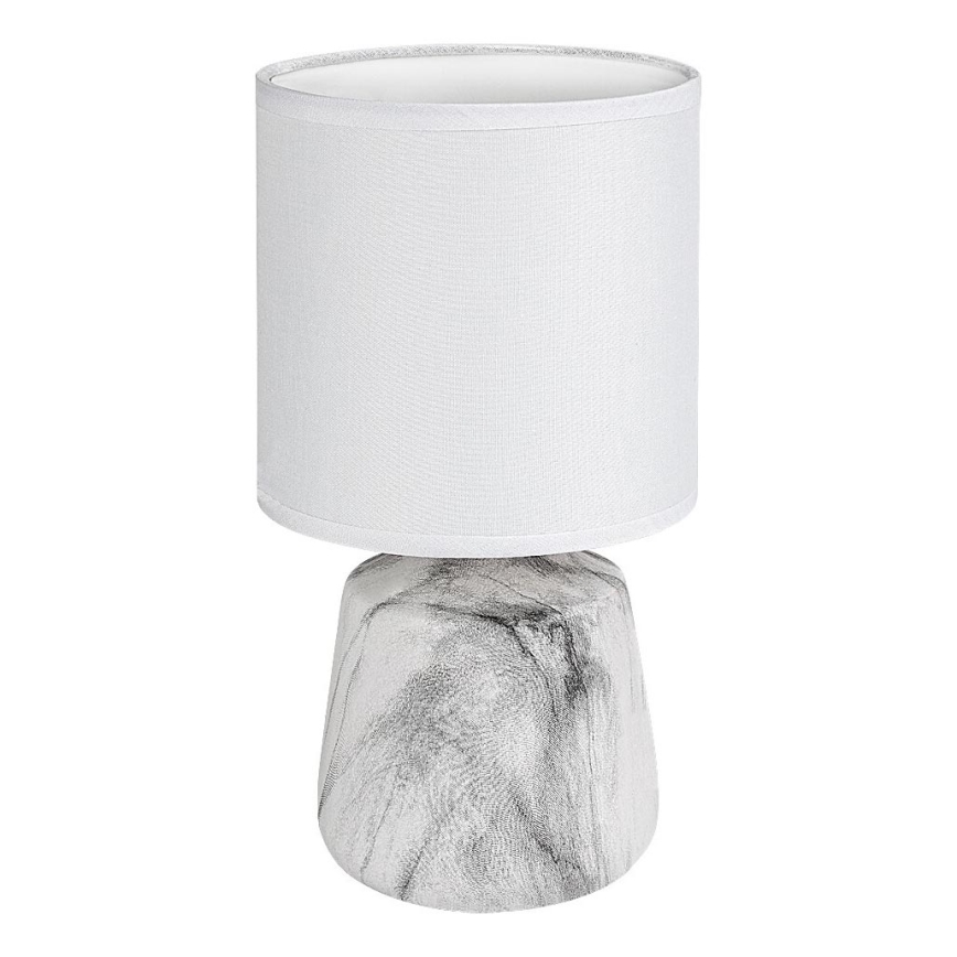 Rabalux - Asztali lámpa 1xE14/40W/230V fehér/márvány dekor