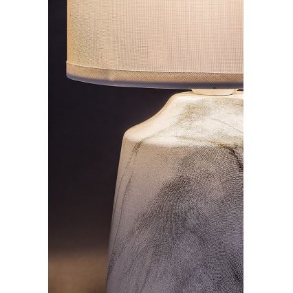 Rabalux - Asztali lámpa 1xE14/40W/230V fehér/márvány dekor