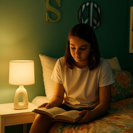 Rabalux - Asztali lámpa 1xE14/40W/230V krémszínű