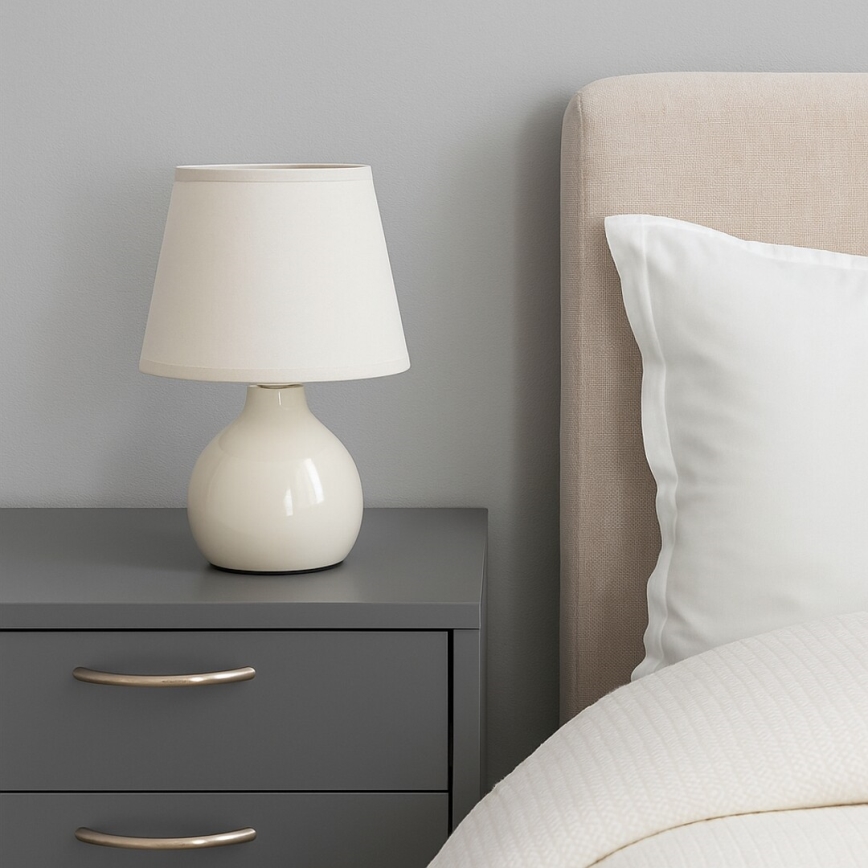 Rabalux - Bézs asztali lámpa 1xE14/40W/230V