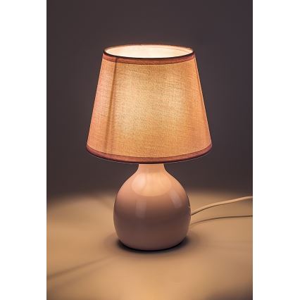 Rabalux - Asztali lámpa 1xE14/40W/230V, rózsaszín