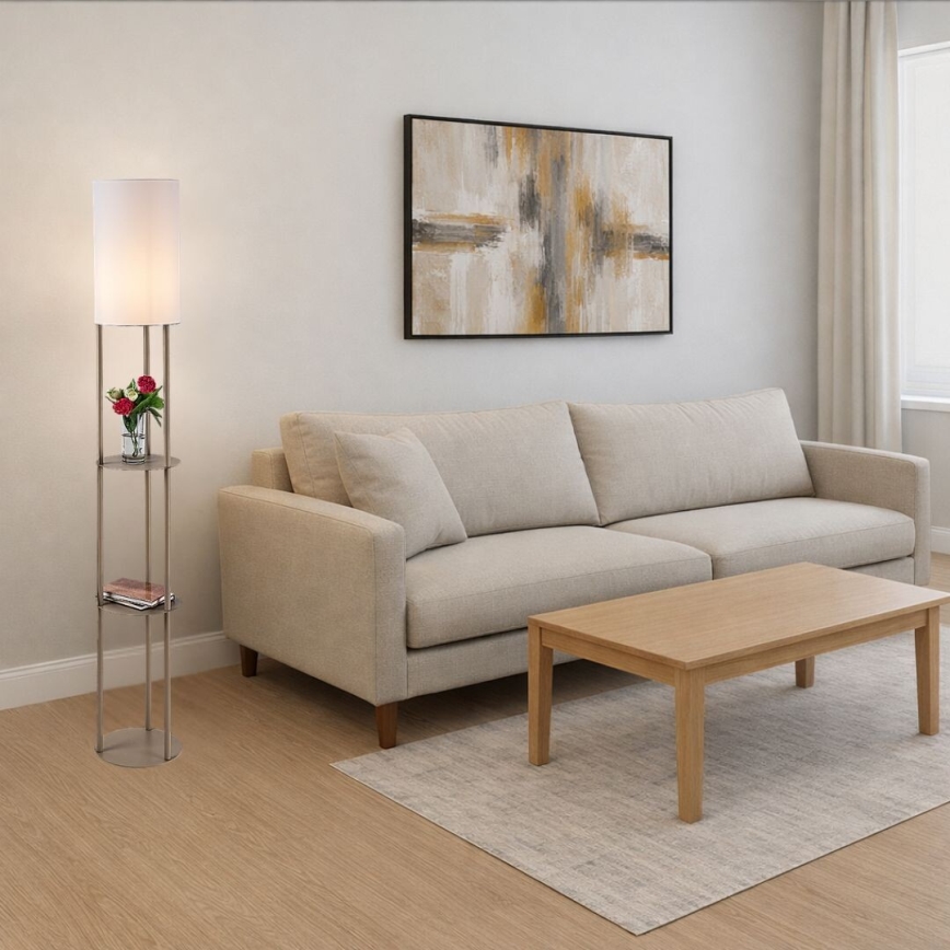 Rabalux - Állólámpa polcokkal 1xE27/40W/230V bézs