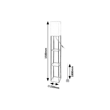 Rabalux - Állólámpa polccal 1xE27/40W/230V