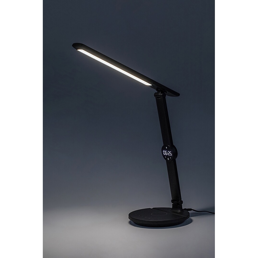 Rabalux - LED Dimmelhető érintős asztali lámpa - check kijelző LED/9W/230V 3000/4000/6500K