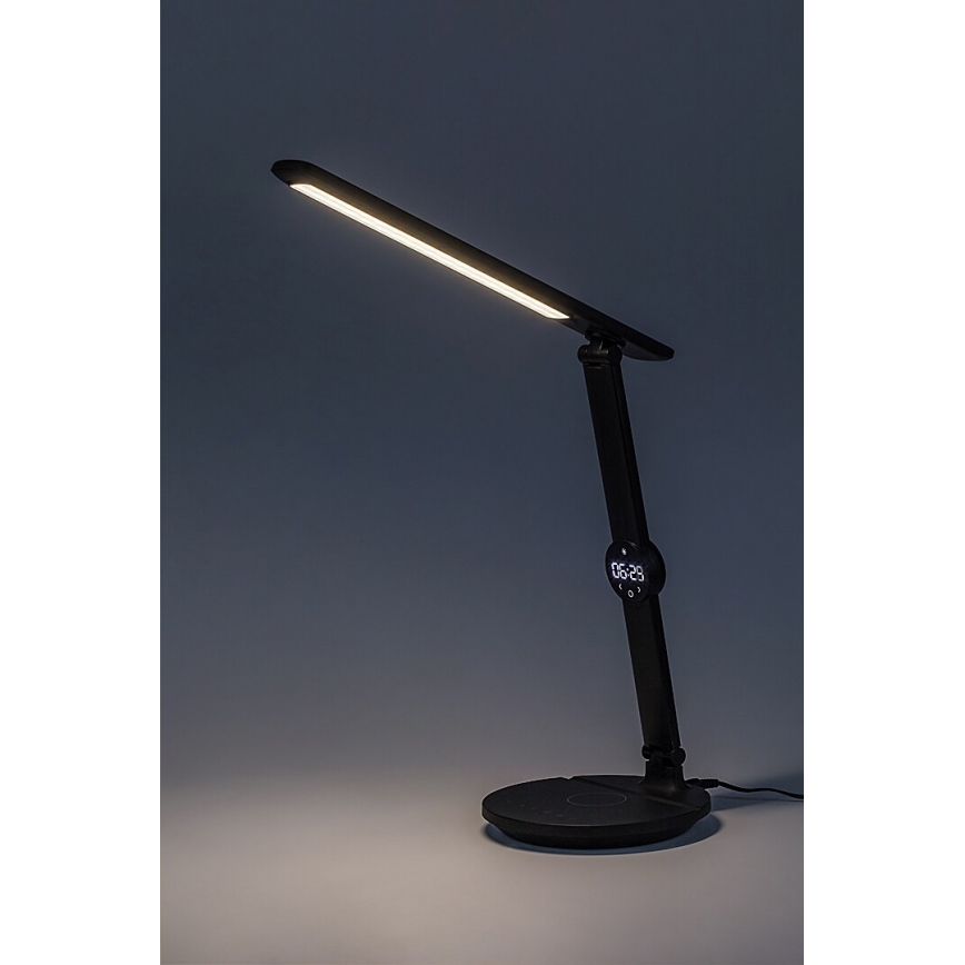 Rabalux - LED Dimmelhető érintős asztali lámpa - check kijelző LED/9W/230V 3000/4000/6500K