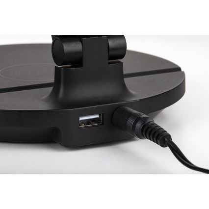 Rabalux - LED Dimmelhető érintős asztali lámpa - check kijelző LED/9W/230V 3000/4000/6500K