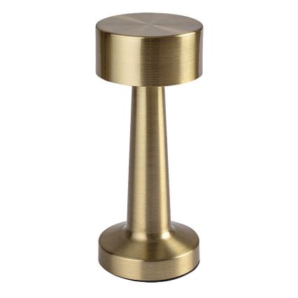 Rabalux - LED újratölthető érintős asztali lámpa LED/2,7W/5V 1200mAh 3000/4000/6000K arany