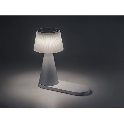 Rabalux - LED Dimmelhető Asztali lámpa tölthető vezeték nélküli töltéssel LED/5W/5V 3000/4000/5000K