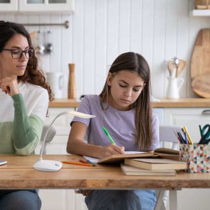 Rabalux - dimmelhető, hajlékony asztali LED-lámpa, 2W/5V, fehér