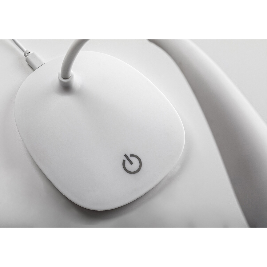 Rabalux - dimmelhető, hajlékony asztali LED-lámpa, 2W/5V, fehér