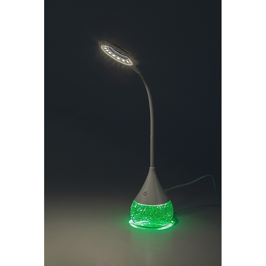 Rabalux - LED RGB Dimmelhető asztali lámpa LED/4W/230V fehér