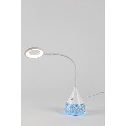 Rabalux - LED RGB Dimmelhető asztali lámpa LED/4W/230V fehér
