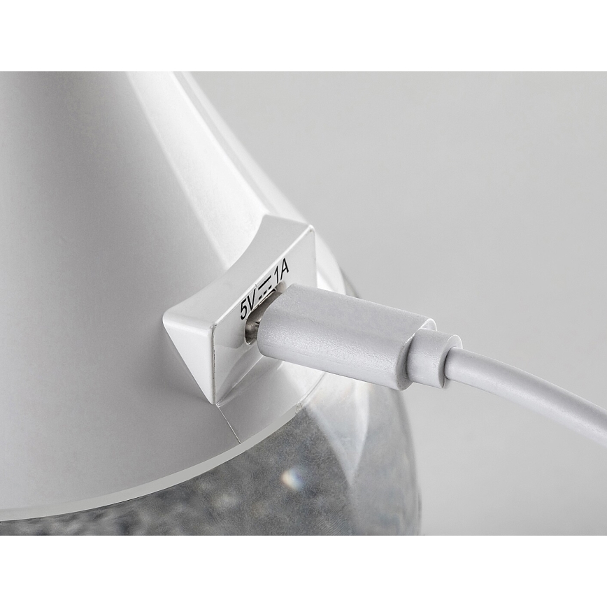 Rabalux - LED RGB Dimmelhető asztali lámpa LED/4W/230V fehér