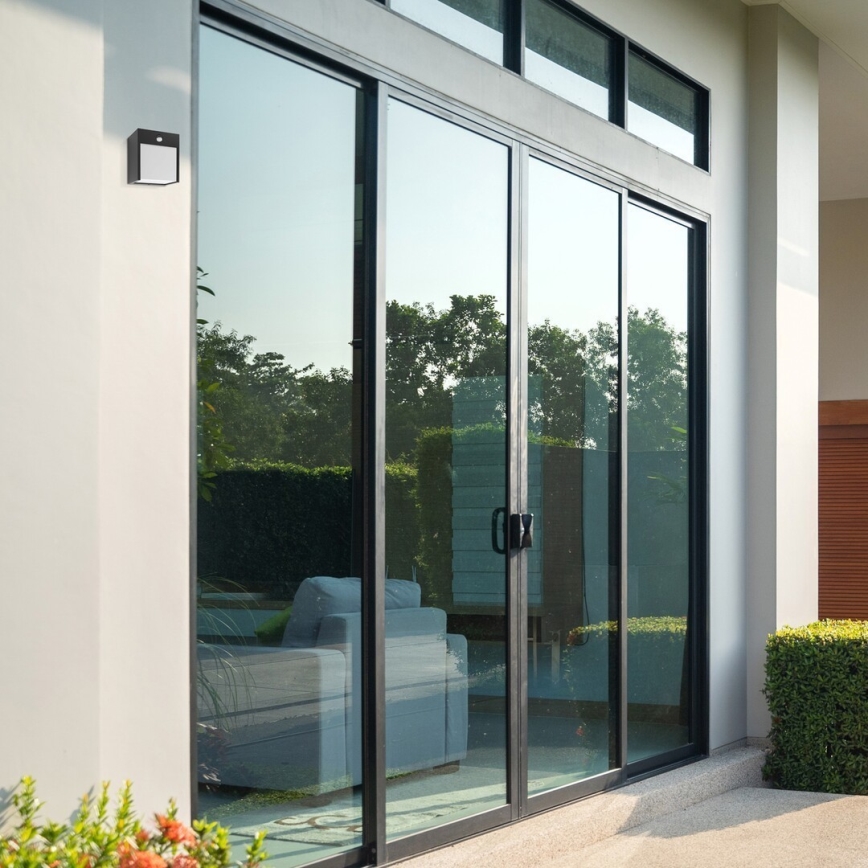 Rabalux - LED Kültéri fali lámpa érzékelővel LED/12W/230V fekete IP44