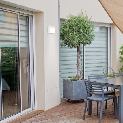 Rabalux - LED Kültéri fali lámpa érzékelővel LED/12W/230V fehér IP44