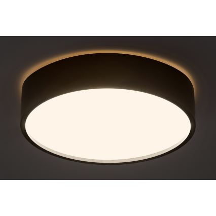 Rabalux - LED mennyezeti lámpa LED/18W/230V IP44 4000K átm. 28 cm fekete