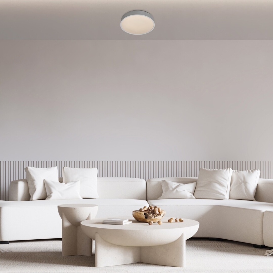 Rabalux - LED mennyezeti lámpa LED/18W/230V IP44 4000K ezüst, átmérő 28 cm