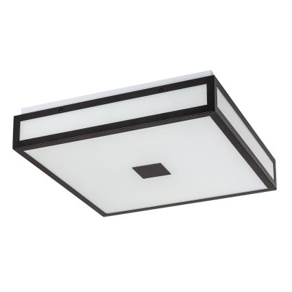 Rabalux - LED fürdőszobai mennyezeti lámpatest LED/18W/230V IP44 fekete 30x30 cm