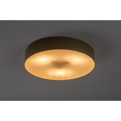 Rabalux - Kültéri mennyezeti lámpatest 3×E27/9W/230V átm. 39 cm IP43 bézs