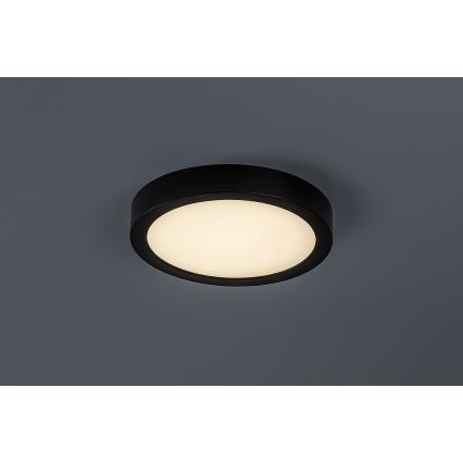 Rabalux - LED fürdőszobai mennyezeti lámpa LED/24W/230V átm. 22 cm IP44 fekete