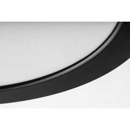 Rabalux - LED fürdőszobai mennyezeti lámpa LED/24W/230V átm. 22 cm IP44 fekete
