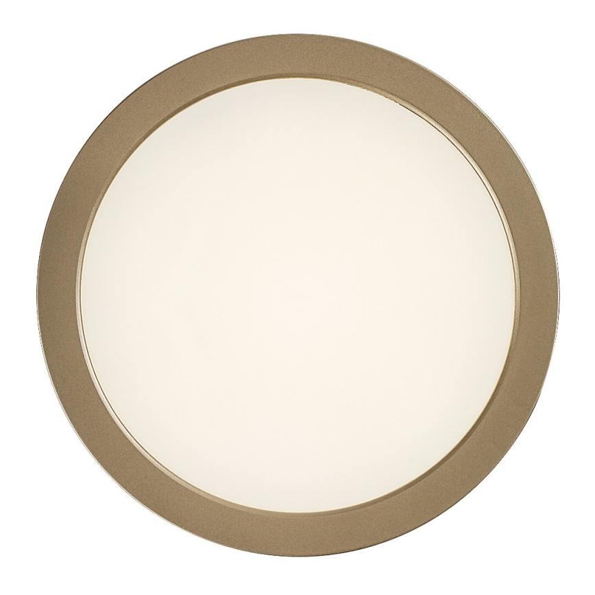Rabalux - LED fürdőszobai mennyezeti lámpatest LED/24W/230V átm. 22 cm IP44 aranyszínű