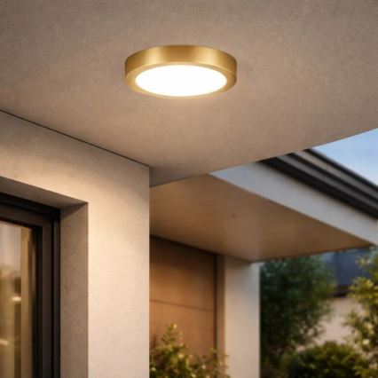 Rabalux - LED fürdőszobai mennyezeti lámpa LED/30W/230V átmérő 30 cm IP44 aranyszínű