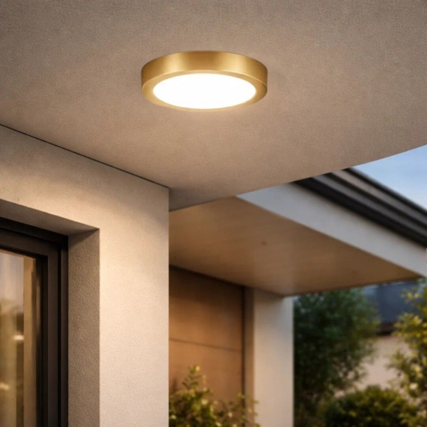 Rabalux - LED fürdőszobai mennyezeti lámpa LED/30W/230V átmérő 30 cm IP44 aranyszínű