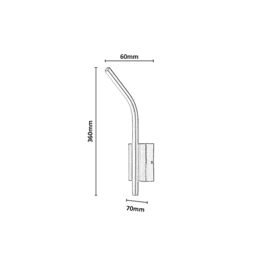 Rabalux - LED fürdőszobai fali lámpa LED/10W/230V 4000K IP44 arany