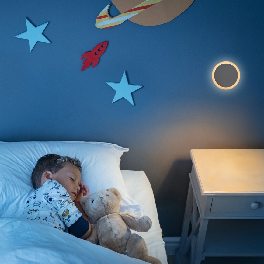 Rabalux - LED Aljzatos éjszakai lámpa alkonyatérzékelővel LED/0,3W/230V 3000K