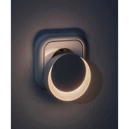 Rabalux - LED Aljzatos éjszakai lámpa alkonyatérzékelővel LED/0,3W/230V 3000K