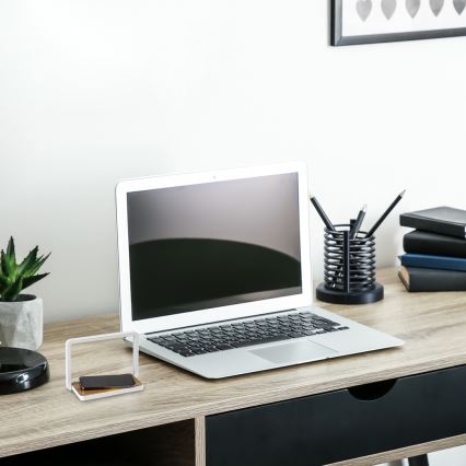 Rabalux - LED állítható fényerejű asztali lámpa vezeték nélküli töltővel LED/4W/5V 3000K