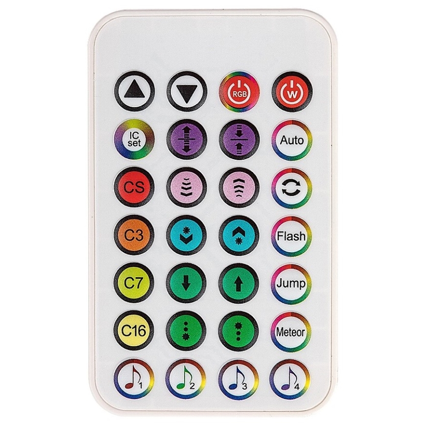 Rabalux - 2 db-os készlet, állítható fényerejű LED RGB asztali lámpa PACO LED/5W/5V + távirányító