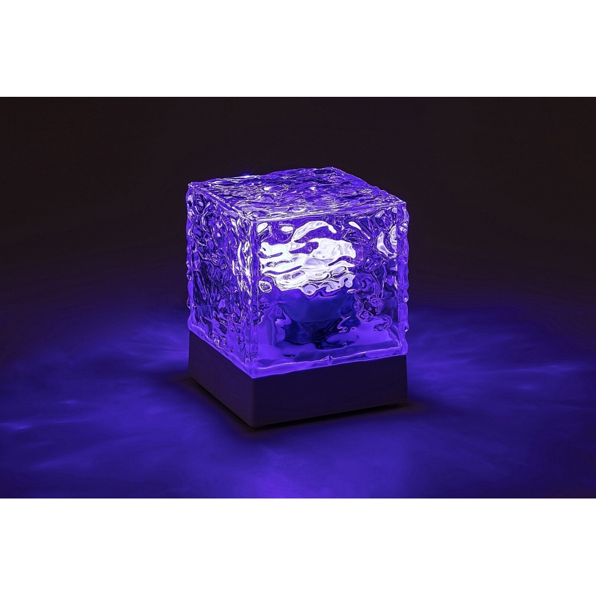 Rabalux - LED RGB Dimmelhető Asztali lámpa tölthető LED/1W/5V/3xAA + távirányítás