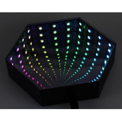 Rabalux - LED RGB állítható fényerejű asztali lámpa LED/1W/5V/3xAA + távirányító