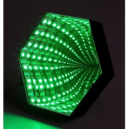 Rabalux - LED RGB állítható fényerejű asztali lámpa LED/1W/5V/3xAA + távirányító