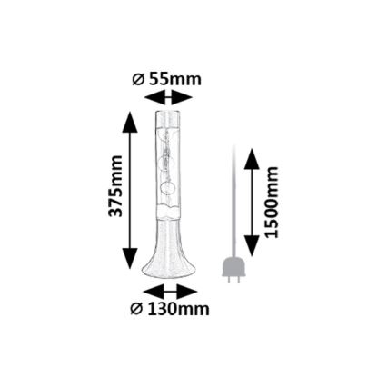 Rabalux - LED Lávalámpa LED/25W/230V