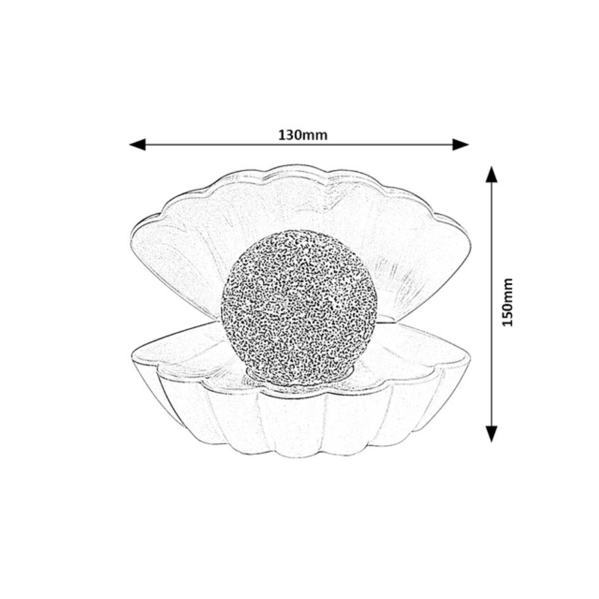 Rabalux - RGB LED dekorációs lámpa LED/0,8W/3xAAA