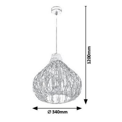 Rabalux - Csillár zsinóron 1xE27/40W/230V