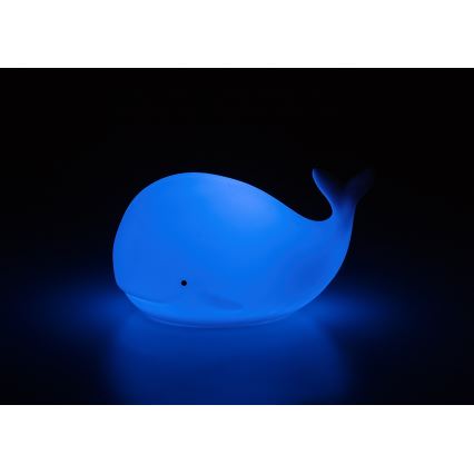 Rabalux - LED RGB érintéses éjszakai lámpa LED/0,05W/1xCR2032 bálna
