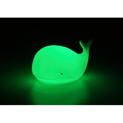 Rabalux - LED RGB érintéses éjszakai lámpa LED/0,05W/1xCR2032 bálna